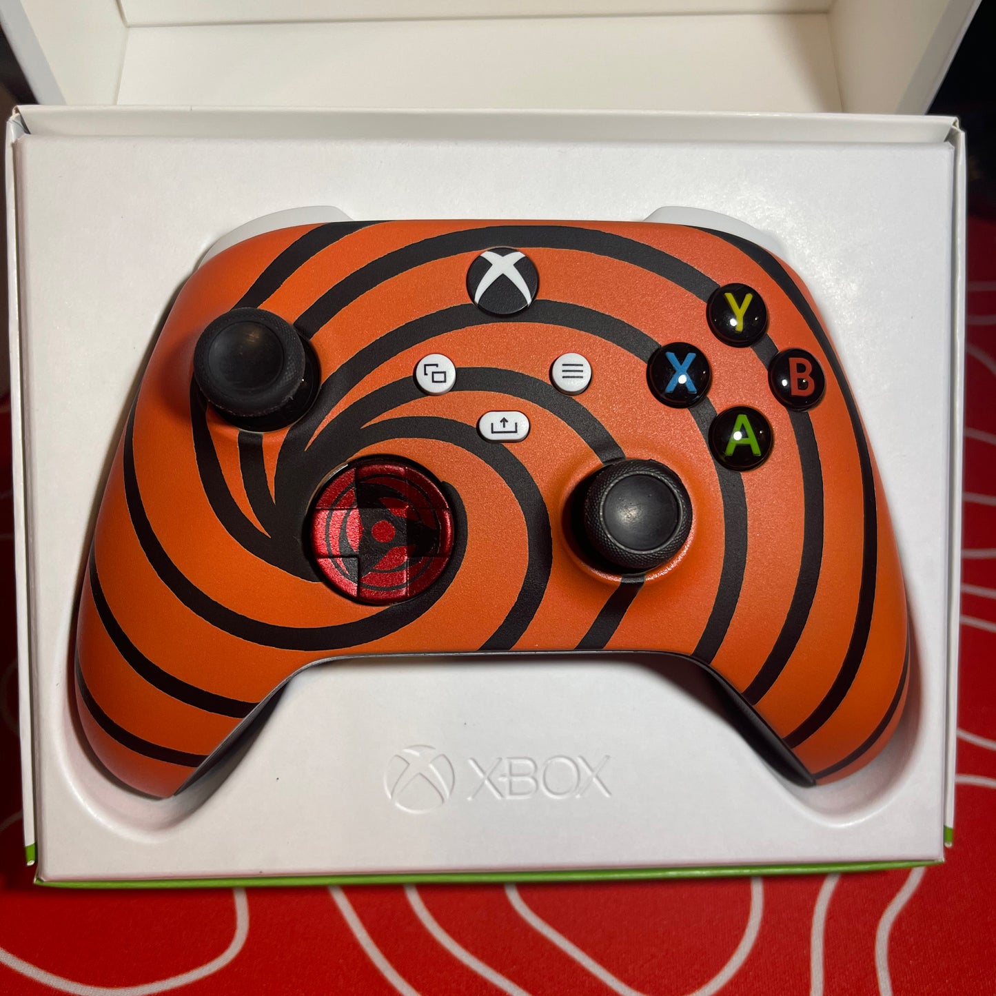 Custom Painted Anime Xbox X/S Controller- Red Cloud