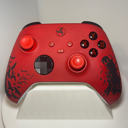 Custom Painted Anime Xbox Controller-Mangekyo Theme