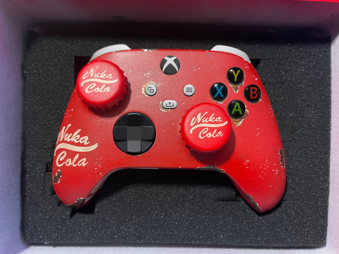 Custom Painted Fallout Nuka Cola Themed Xbox Controller