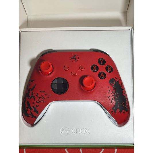 Custom Painted Anime Xbox Controller-Mangekyo Theme