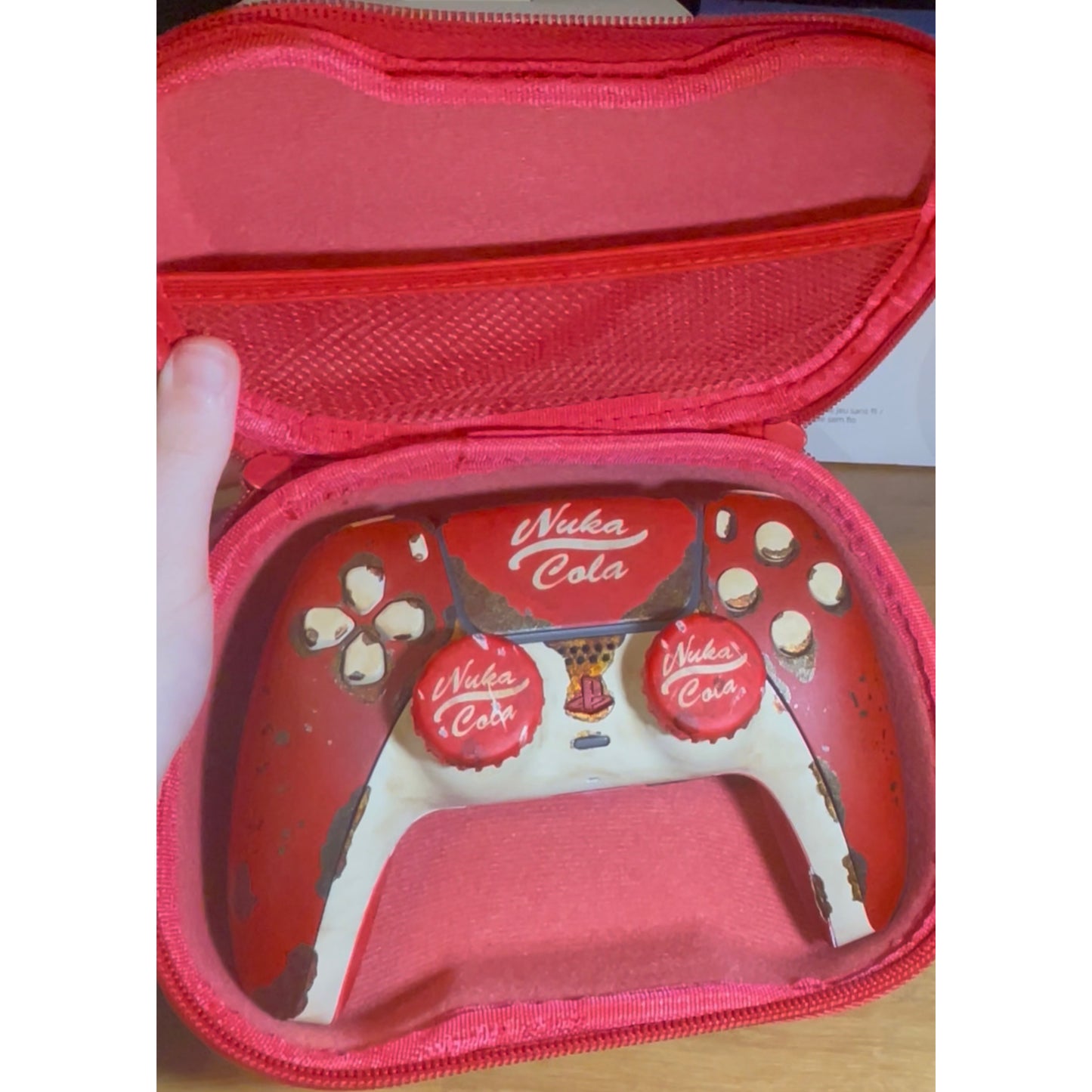Fallout Controller Case | Nuka Cola & Vault-Tec Custom Travel Case for Xbox and PS5 Controllers